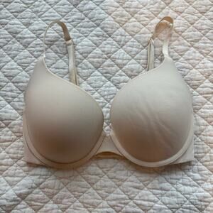 VICTORIA'S SECRET Perfect Shape Push up Bra Cream Sz 32DD F70 Intimates Lingerie